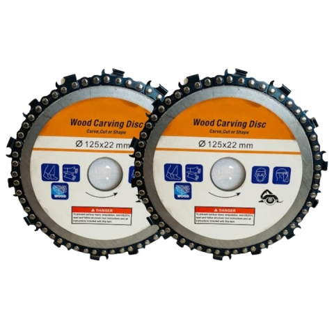 Diverse Unelte - Set 2x Disc cu lant pentru polizor unghiular 125 x 22, diametru 5