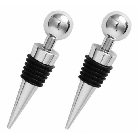 Diverse bucatarie - Set 2x Dop universal pentru sticle de vin sau alte bauturi cu garnitura din silicon