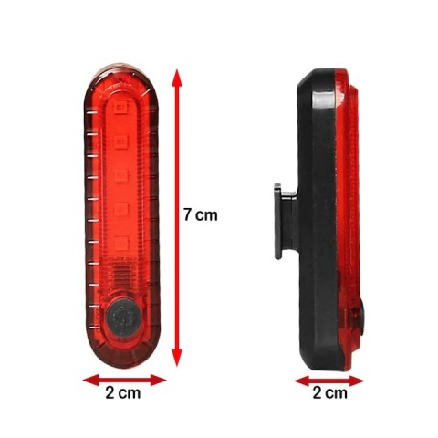 Set 2x Stop universal pentru bicicleta, rezistent la apa, cablu de incarcare inclus [2]