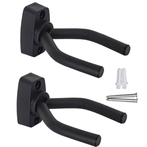 Diverse uz casnic - Set 2x suport de perete pentru chitara, acoperit cu spuma, 13 cm, universal, negru