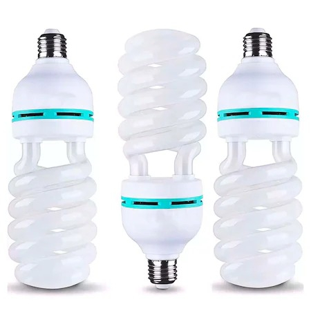 Becuri & Accesorii - Set 3 becuri foto,lumina alba,rece,putere 150W,intensitate 5500k,soclu E27