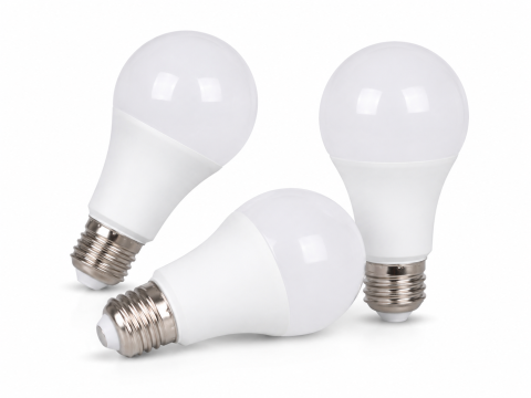 Iluminat LED - Set 3 becuri LED E27 5W, lumina alb cald, consum redus de energie, iluminare uniforma pentru locuinta, birou si spatii comerciale