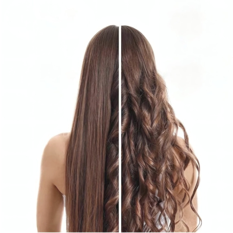 Set 3 bigudiuri, pentru toate tipurile de par, ondulare fara caldura, spuma/metal, flexibile, reutilizabile, 30 x 3 cm, negru [3]