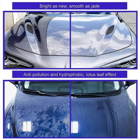 Set 3 bucati spray protectie si luciu auto 100 ml, efect oglinda, strat hidrofob, protectie vopsea si suprafete, pentru masina [3]
