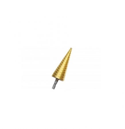 Set 3 burghie conice in trepte din otel, 4-32 mm cu husa de depozitare inclusa [5]
