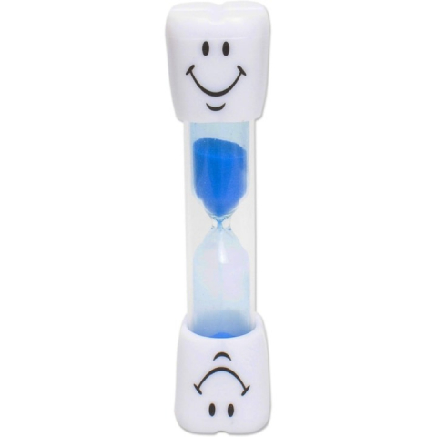 Set 3 clepsidre pentru perierea dintilor, 3 minute, 10 x 2.5 cm, albastru [2]