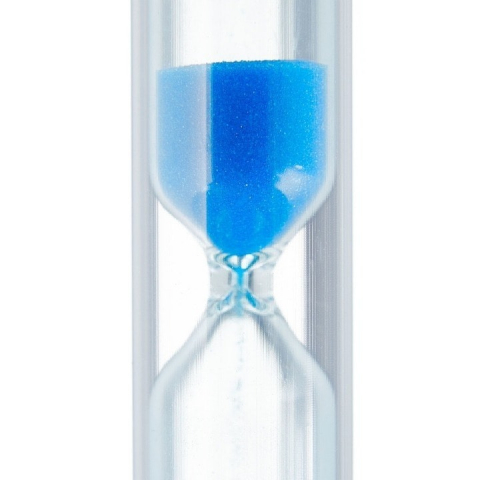 Set 3 clepsidre pentru perierea dintilor, 3 minute, 10 x 2.5 cm, albastru [8]
