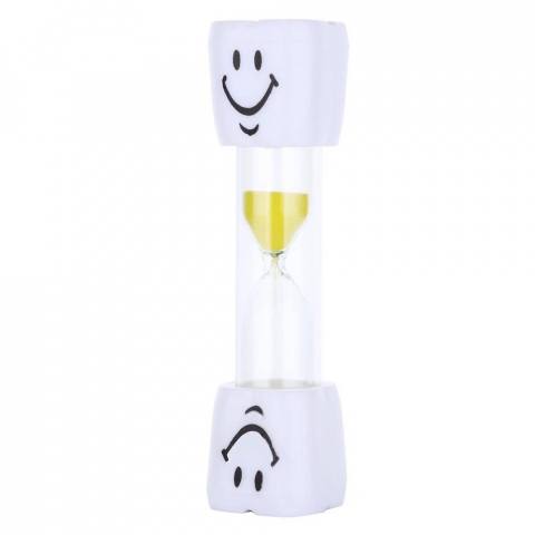 Set 3 clepsidre pentru perierea dintilor, 3 minute, 10 x 2.5 cm, galben [4]