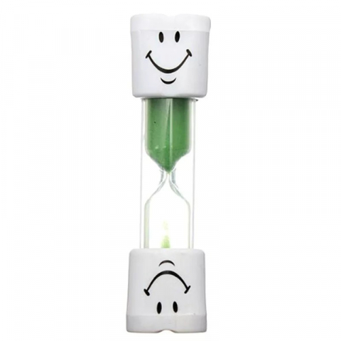 Set 3 clepsidre pentru perierea dintilor, 3 minute, 10 x 2.5 cm, verde [3]