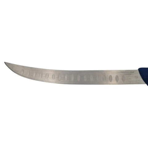 Set 3 cutite bucatarie profesionale tip Chef, otel inoxidabil, lama 38 cm, maner ergonomic albastru, utilizare intensiva [5]