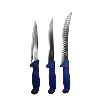 Cutite si tacamuri - Set 3 cutite profesionale de macelarie,injunghiat,transat,feliat