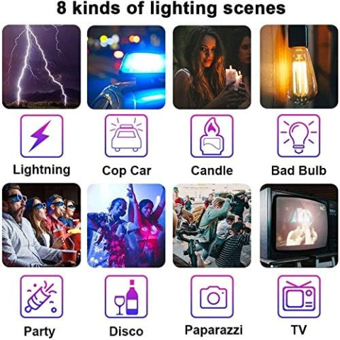 Set 3 panouri video LED RGB cu 3 trepiede, control prin aplicatie Bluetooth, 3200K-5600K, CRI97+, 20 efecte speciale, pentru studio foto, filmare si streaming [6]