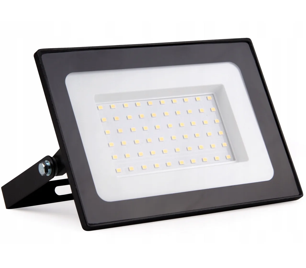 Set 3 proiectoare LED 300W, 3 x 100W, 22,5 x 17,5 cm, lumina rece 6000K, IP66, cablu 200 cm [1]