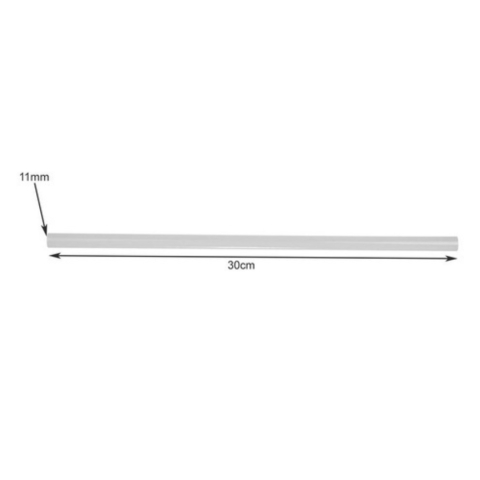 Set 36 batoane, rezerve pentru pistol de lipit, reparatii, proiecte DIY, 300 x 11 mm, 1 kg, alb [6]