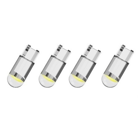 Lumini auto - Set 4 becuri LED universale, auto T10, pentru bord, interior, numar, diverse
