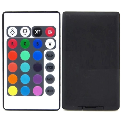 Set 4 benzi LED RGB pentru interior auto, cu 9 LED-uri pe fiecare banda, telecomanda inclusa, rezistente la apa, plastic si silicon, negre [4]