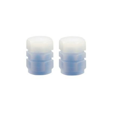 Set 4 capace pentru supapa cauciucuri, fosforescente, universale, ABS, albastru [4]