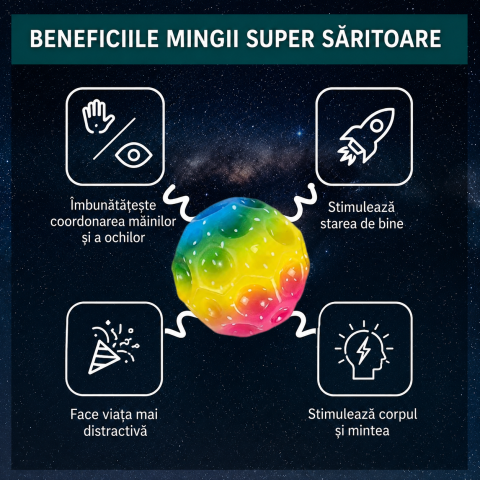 Set 4 mingi antistres roz si multicolor 6 cm, 3 roz + 1 multicolor, jucarii senzoriale din poliuretan moale, saltarete pentru distractie, relaxare si stimulare tactila [7]