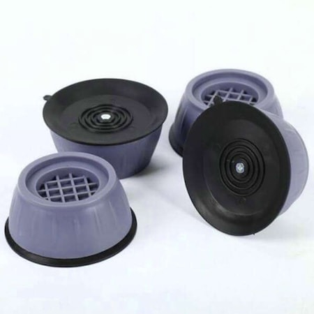 Diverse baie - Set 4 picioare pentru masina de spalat si orice tip de mobilier, anti zgomot, antiderapante,  89 mm