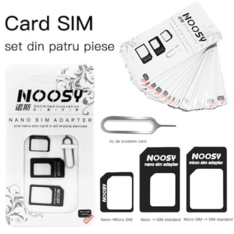 Set 4 piese special destinat pentru cartele SIM, universal cu cheita inclusa [5]