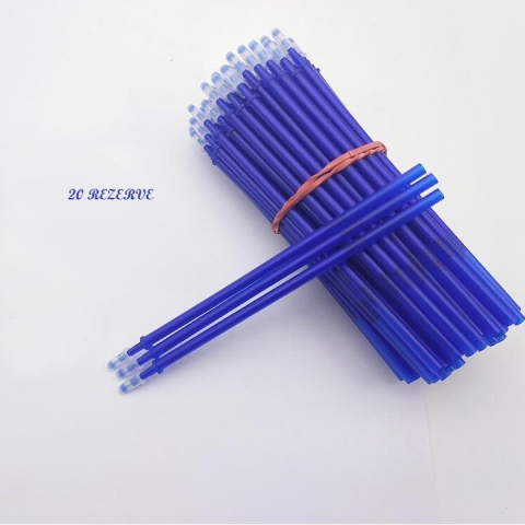 Set 4 pixuri scrie-sterge cu modele de animalute, 20 rezerve si 2 radiere – scriere fara griji, perfect pentru scoala si birou [3]