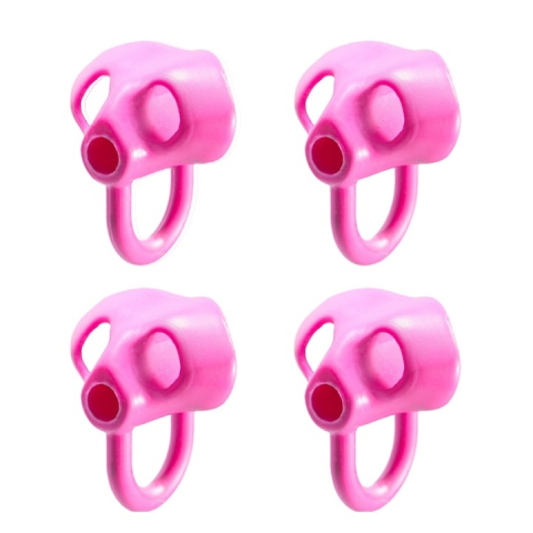 PAPETARIE & BIROTICA - Set 4 suporturi pentru corectarea pozitiei de scriere, din silicon, pentru prescolari si scolari, roz