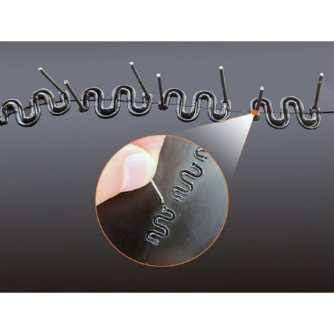 Set 400 capse sudura plastic model S, grosime 0.8 mm, reparatii bara auto si fisuri, otel tungsten, pentru pistol lipit [4]