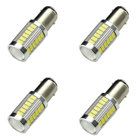 Lumini auto - Set 4x Bec LED universal, auto BA15D, pentru bord, interior, numar, diverse