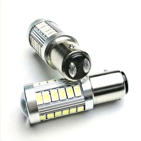 Set 4x Bec LED universal, auto BA15D, pentru bord, interior, numar, diverse [2]