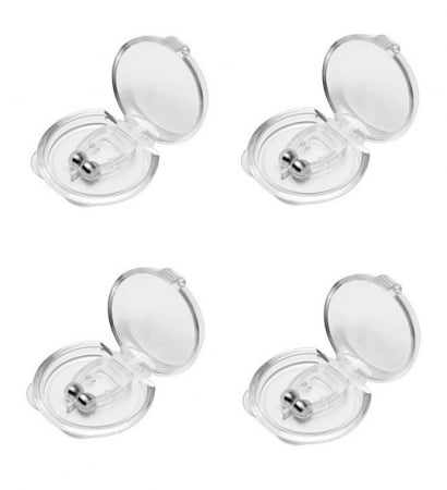 Diverse uz casnic - Set 4x clips magnetic nazal impotriva sforaitului