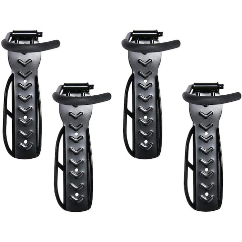 Ciclism - Set 4x suport universal din otel pentru biciclete, rezistent, anti zgarieturi - Negru