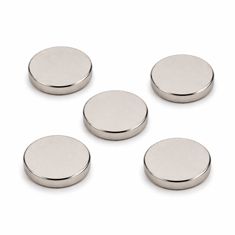 CASA & GRADINA - Set 5 buc magnet neodim disc 10 x 1.5 mm N48, magneti puternici pentru fixare precisa, electronica si aplicatii tehnice