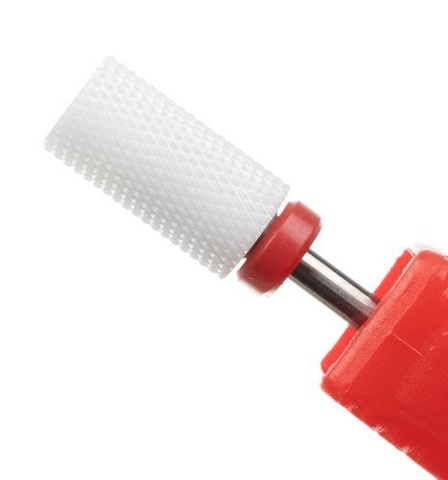 Set 5 capete ceramice pentru freza electrica unghii, tija 2.35 mm, 1.5 x 1.5 x 7 cm, pentru gel si semipermanenta [3]