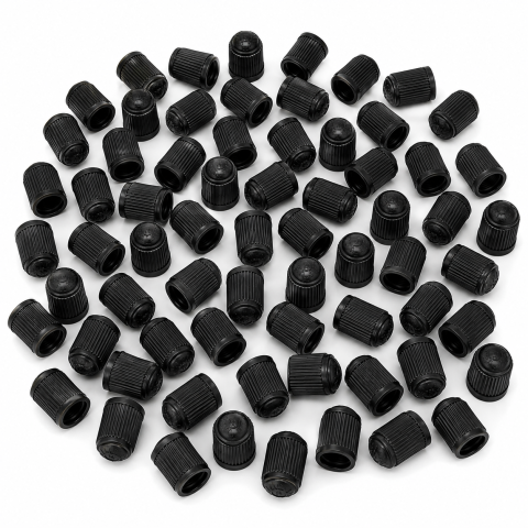 Set 50 capace negre pentru valve [2]