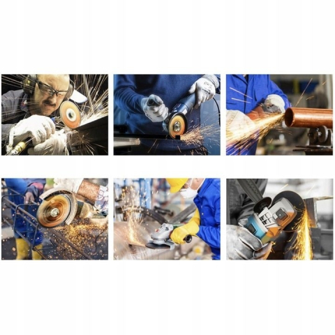 Set 50 discuri pentru taiere si debitare metal, 125 mm, suport universal 22 mm, compatibile cu polizoare unghiulare, taiere precisa si controlata [4]