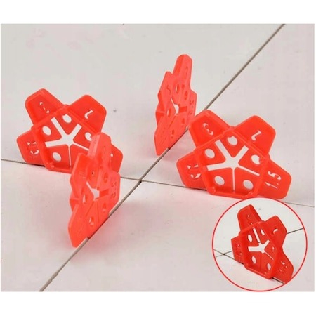 Set 50 distantiere reutilizabile pentru gresie tip stea 1-3 mm [1]
