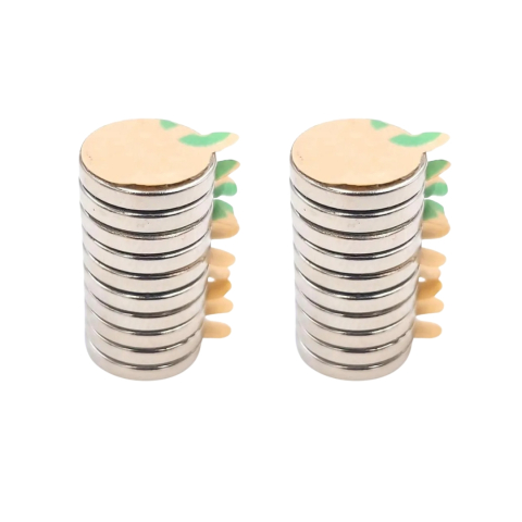 Magneti - Set 50 magneti neodim, autoadezivi, rotunzi, universali, diverse activitati, 8x1 mm