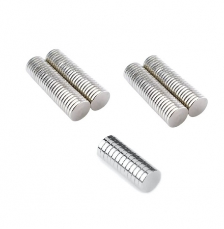 CASA & GRADINA - Set 50 magneti Neodim universali, diverse activitati, 10x2 mm - Rotund