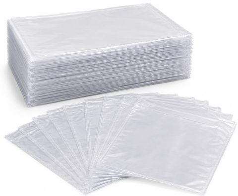 Set 500 plicuri de curier tip cangur C6, 175 x 132 mm, transparente, autoadezive, pentru AWB, facturi si documente de transport [3]