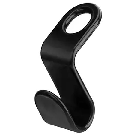 Set 6 accesorii pentru umerase haine, plastic, 3 x 2 cm, negru [3]