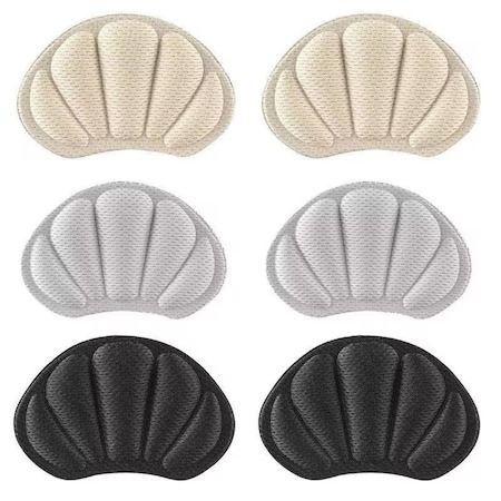 Accesorii incaltaminte - Set 6 branturi cu pernite pentru calcaie, designe ingrosat - Multicolor