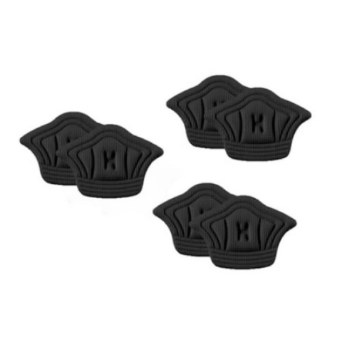 Accesorii incaltaminte - Set 6 branturi pentru calcai cu pernite, Warszawa, Poliester, 5mm, negru