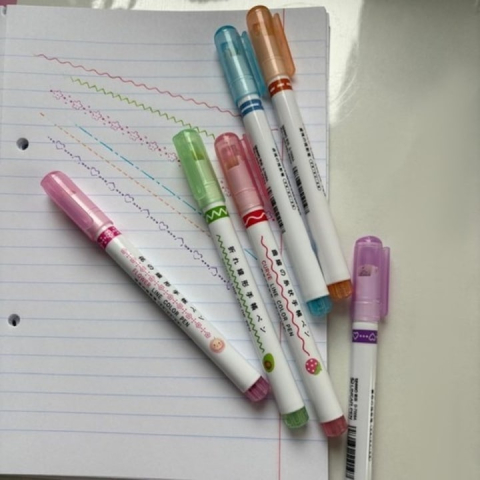 Set 6 carioci cu 2 capete cu stampile diferite, culori intense, multicolore – creativitate si culoare pentru copii si pasionati de desen [6]