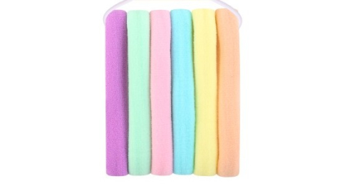 Set 6 elastice pentru par, culori vii – material moale, elastic, rezistent si delicat cu parul [5]