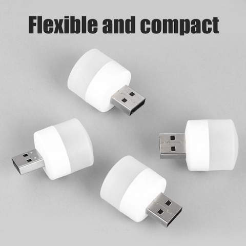 Set 6 mini lampi LED de veghe, USB, portabile [3]