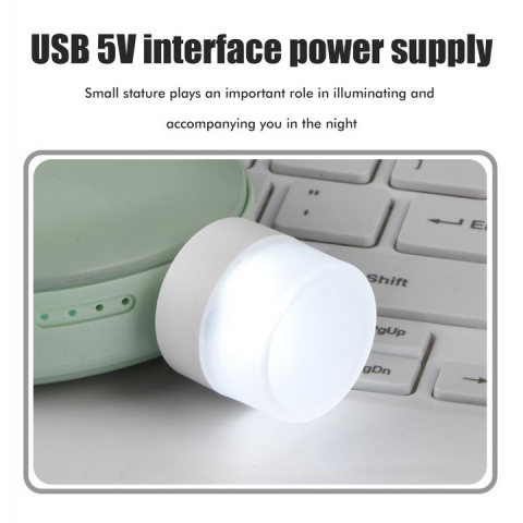 Set 6 mini lampi LED de veghe, USB, portabile [2]