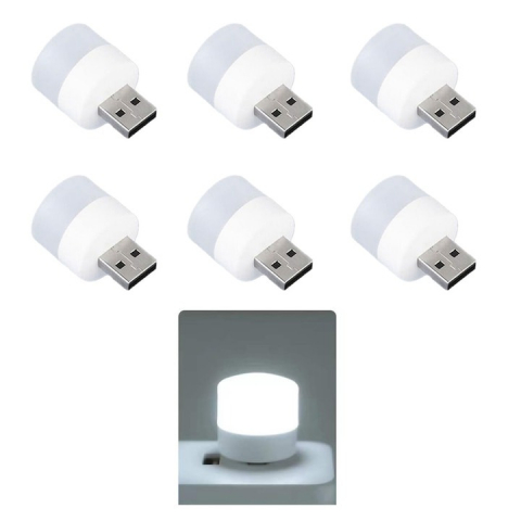 Set 6 mini lampi LED de veghe, USB, portabile [1]