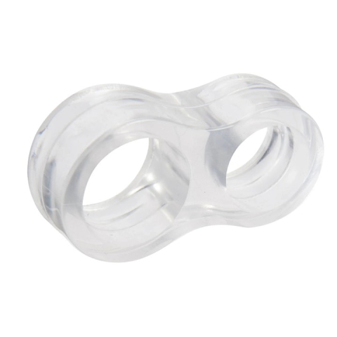 Set 6 opritoare usa, pentru maner, mobil, plastic, 13 x 45 mm, transparent [1]