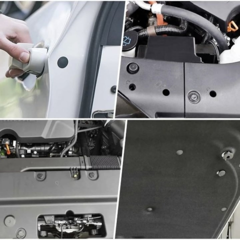 Set 620 clipsuri universale auto, 5 chei extractoare, 16 tipuri de pini, 18 dimensiuni diferite, plastic, negru, cutie depozitare – kit complet pentru reparatii si fixari auto [3]