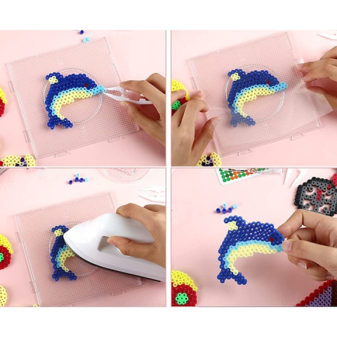 Set 6800 margele de calcat, sabloane, accesorii incluse, multicolor [1]